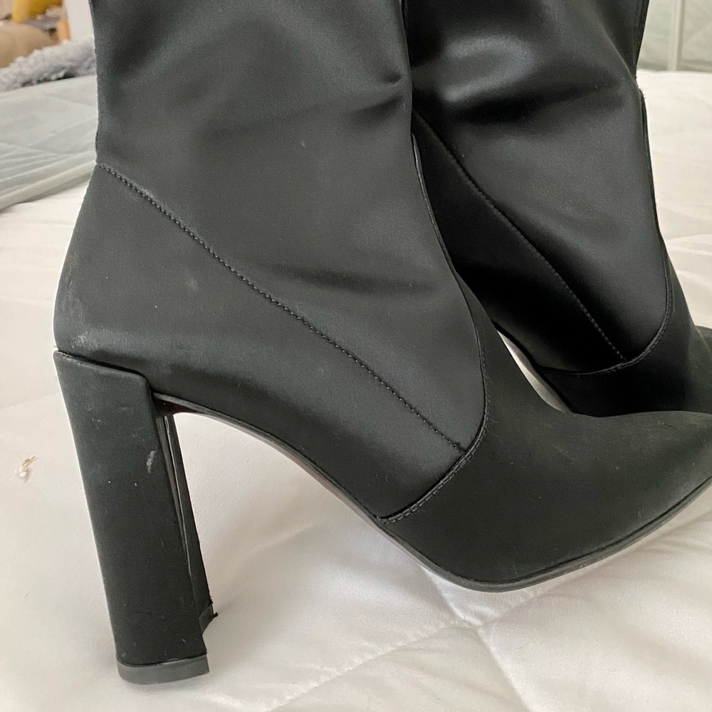 Stuart weitzman Sock Booties black/ Comfy heel - Picture 6 of 12